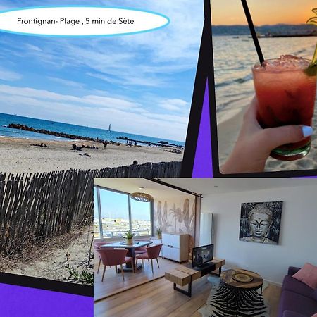 La Perle Bleue, 100 M De La Plage, Parking, Wifi Frontignan Zewnętrze zdjęcie